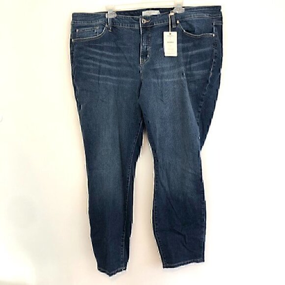 NEW NWT TORRID Plus Size Classic Skinny Jean Vintage Stretch Medium Wash 26 Reg - Picture 2 of 12